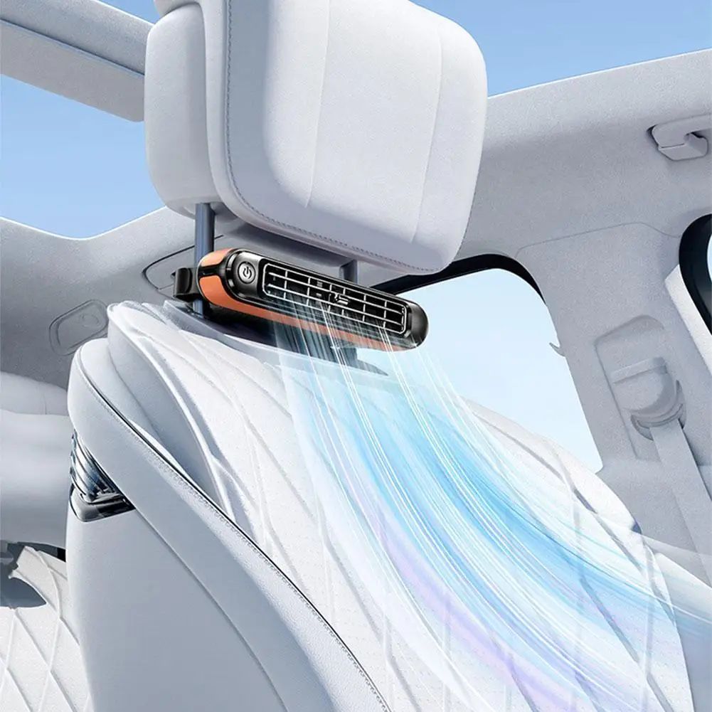 USB Car Seat Cooling Fan with 3 Speed Settings