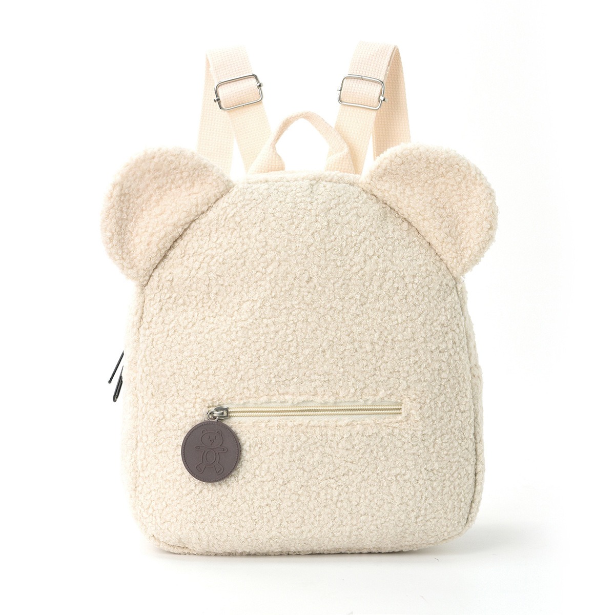 Cartoon Bear Ears Plush Backpack Fashionable Casual Kids Backpack