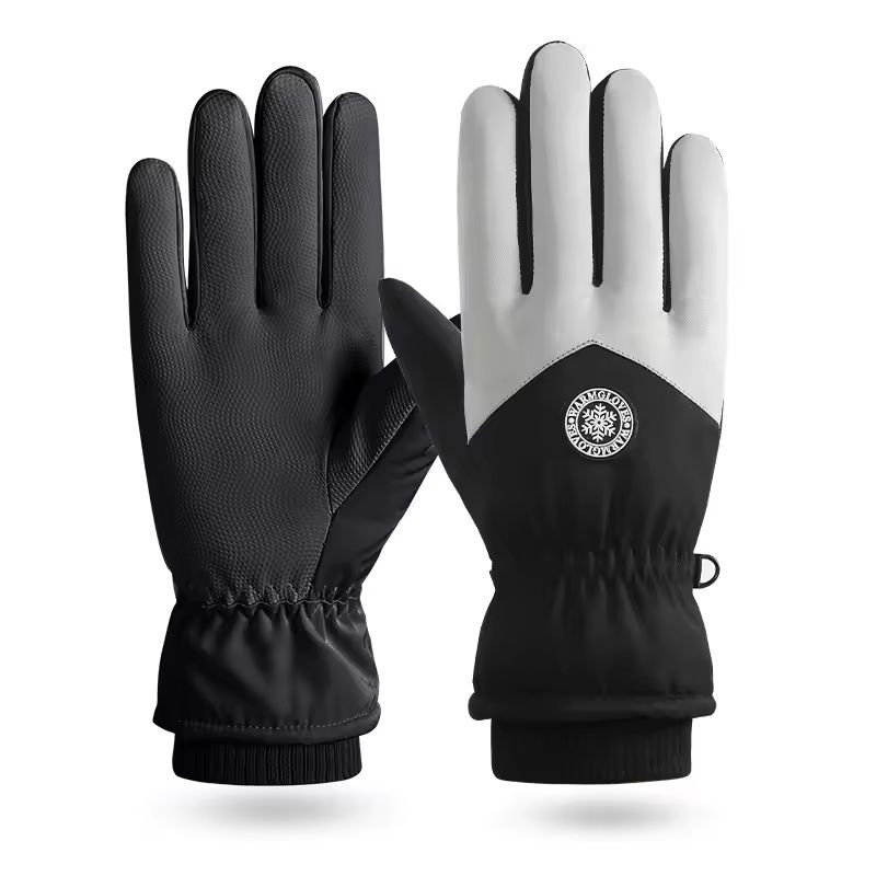 Waterproof Thermal Ski Gloves with Touch Screen Design