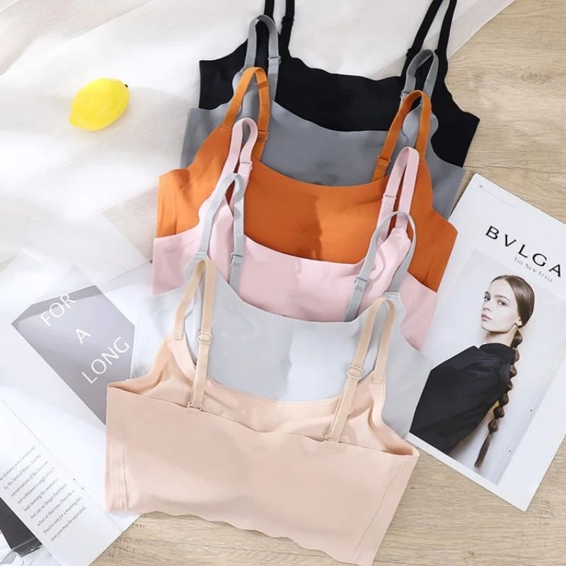 Seamless Push Up Bra Set of 3 Non Wire Gathered Comfort Bras