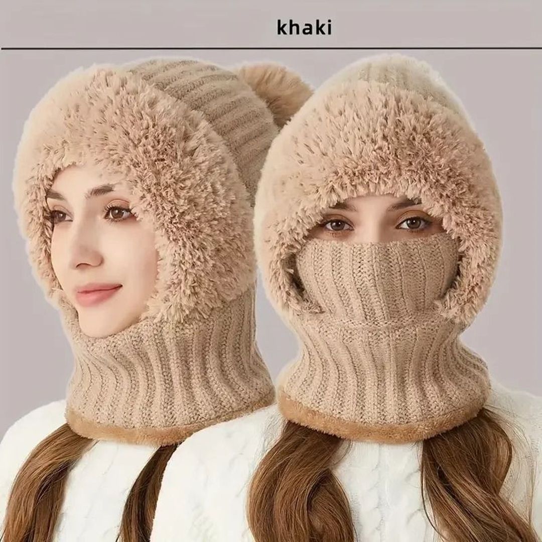 Extreme Cold Commuter Hat for Windy Mornings, Fleece-Lined Headwear with Full Ear Protection