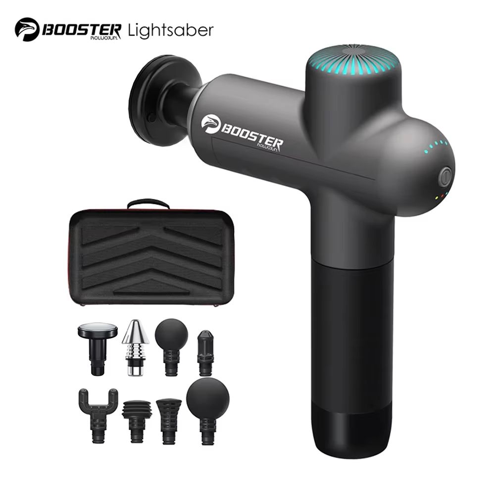 Booster Massage Gun – 7.4V Smart Hit Electric Neck & Body Massager for Full-Body Relaxation and Muscle Recovery