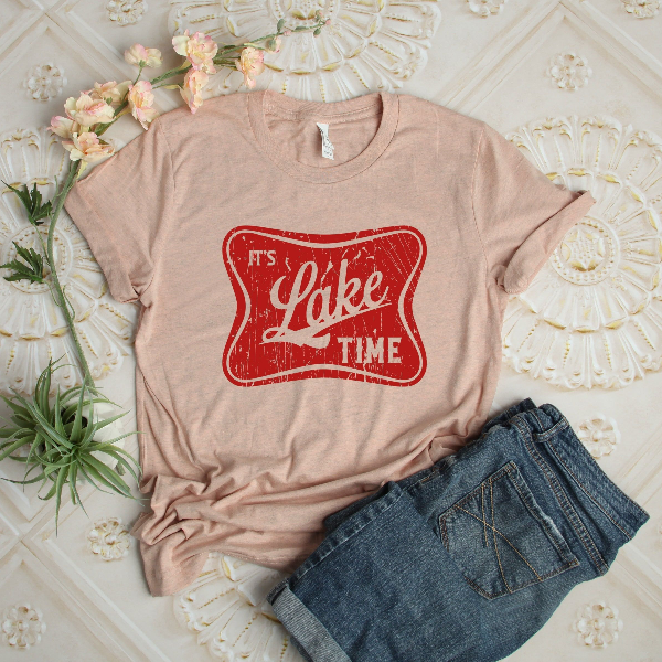 It's Lake Time Shirt, Camping Shirt, Trendy Lake Shirt, Lake House Gift, River Shirt, Boating Shirt, Vacation Shirt
