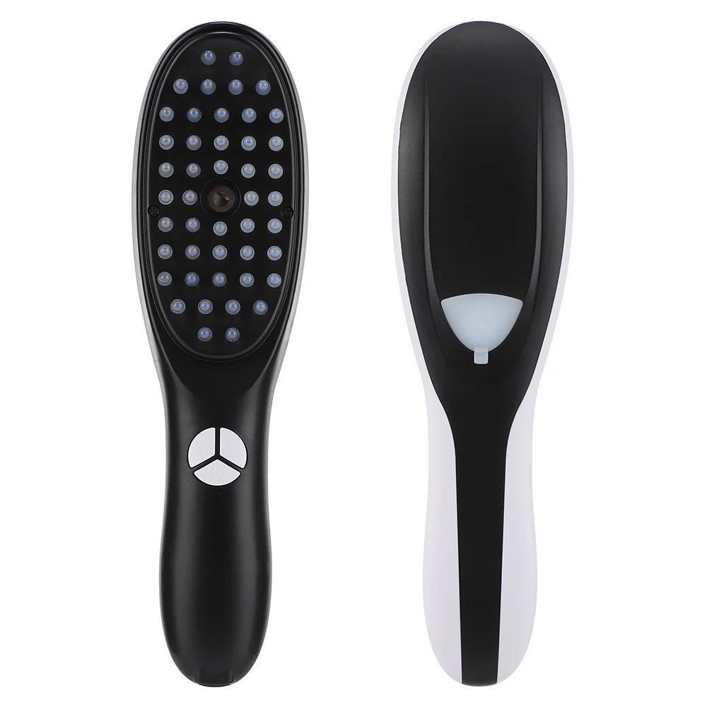 Electric Hair Growth Comb Scalp Massage Spray Brush with LED Therapy