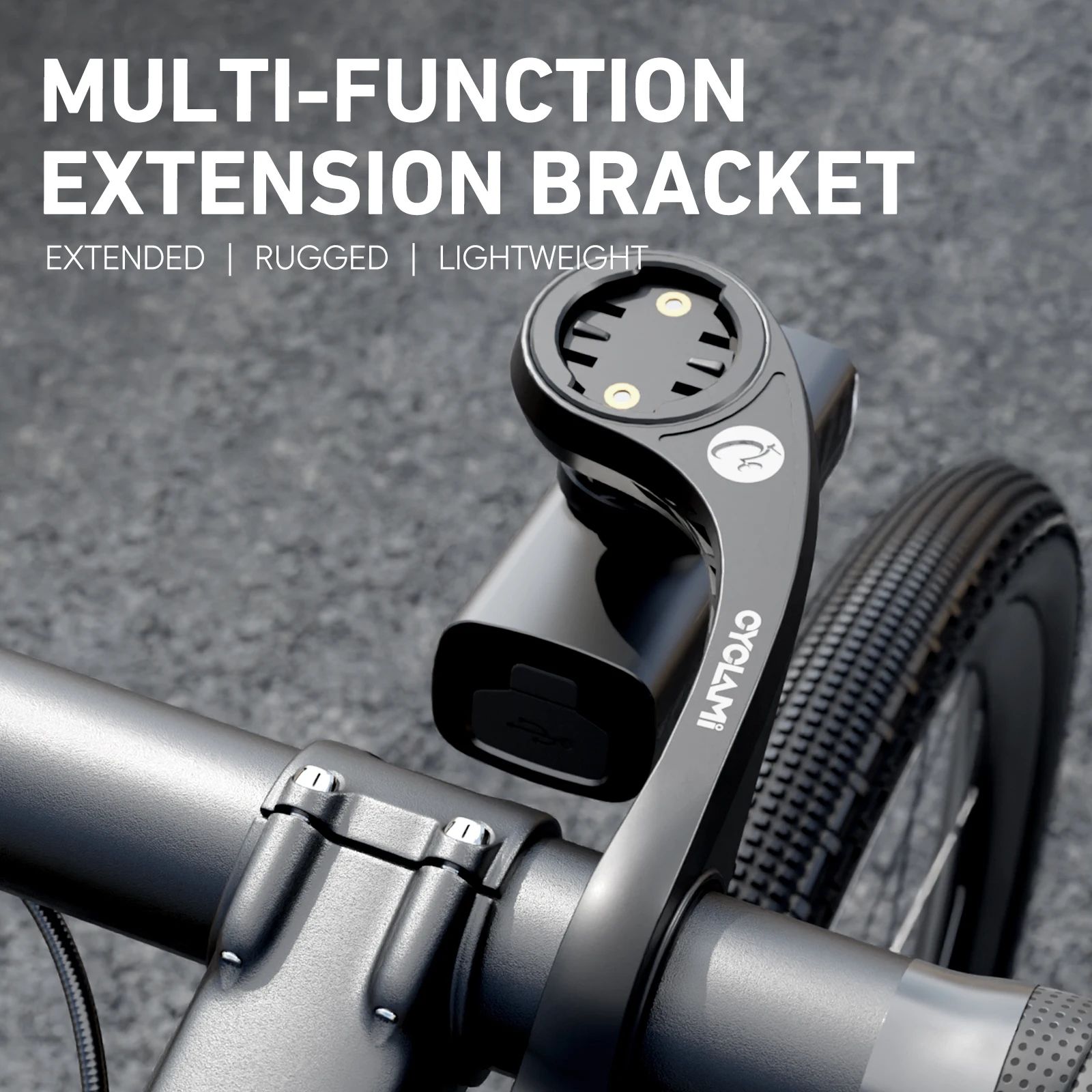 Universal Bike Computer & Headlight Mount Bracket for Garmin XOSS iGPSPORT Magene Coospo