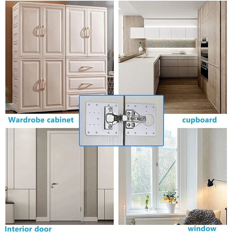Cabinet Hinge Repair Plate Kit