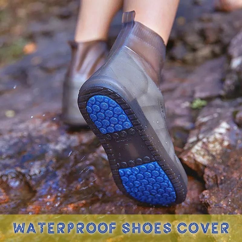 Waterproof Silicone Shoe Covers Reusable Non Slip Rain Protection Overshoes