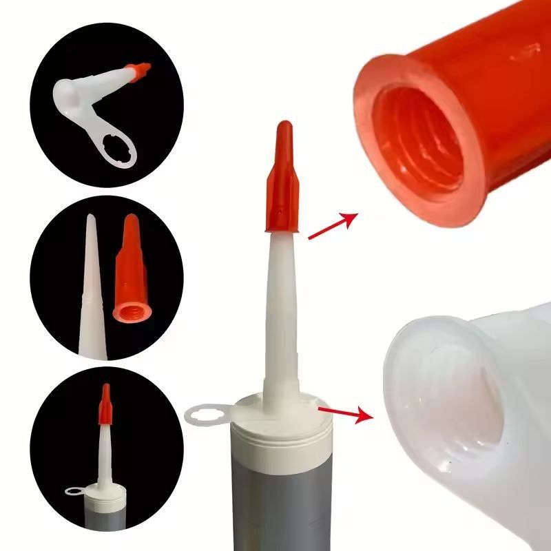 Caulk Saver Pro Nozzle Cap – Reusable Sealant & Adhesive Preserver
