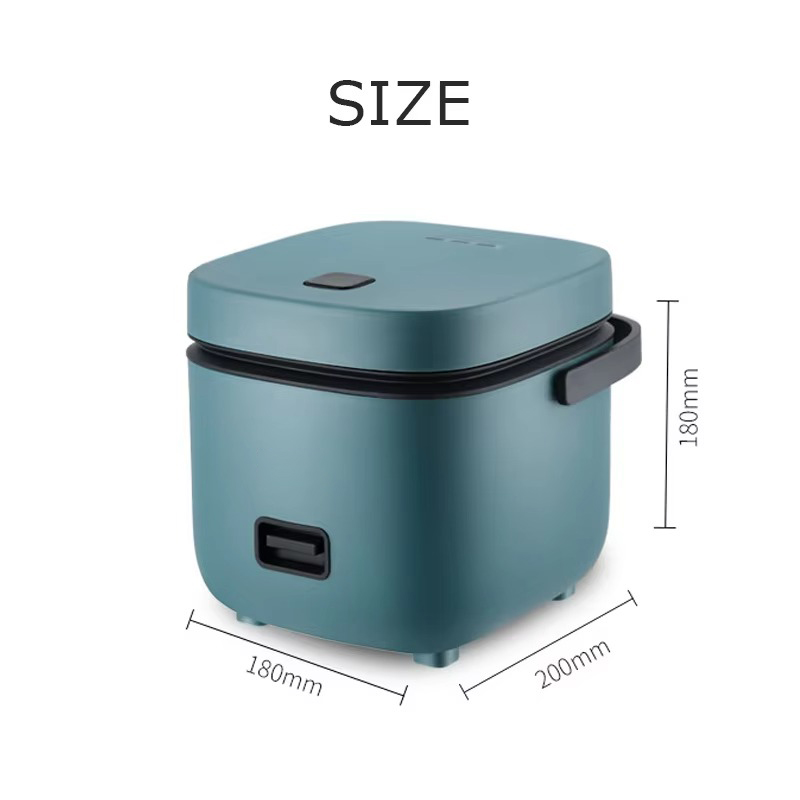 Automatic Household Mini Rice Cooker, Small Food Warmer Steamer, Electric Cooking Machine