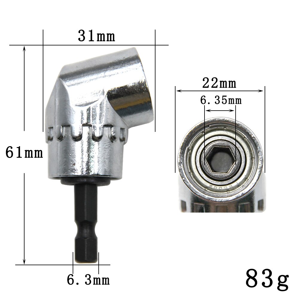 Angle Screwdriver Joint Extension Tool for Electric Drills  Corner Socket Adapter
