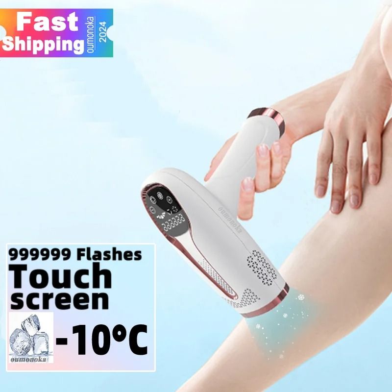 IPL Laser Hair Removal Device with 999999 Flashes for Women Painless Home Use