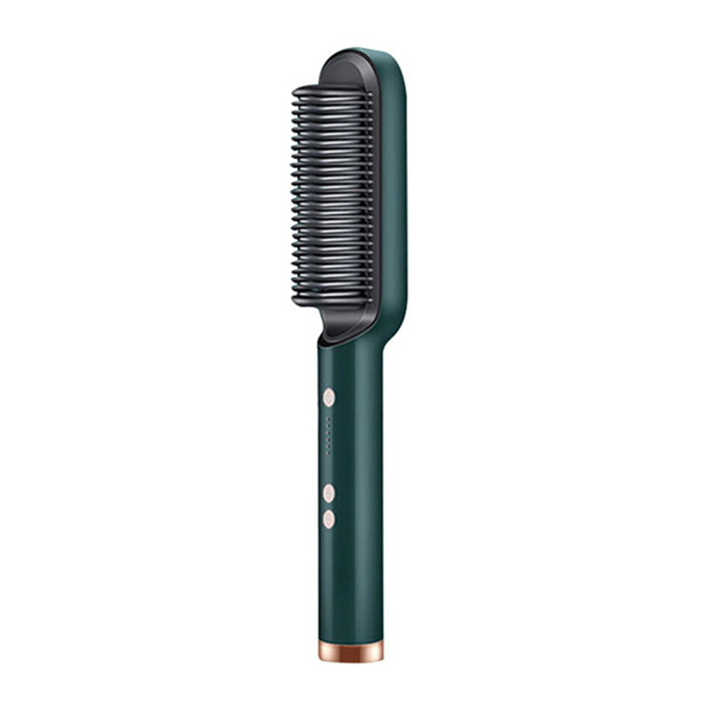 Electric Hair Straightener Brush, Professional Fast Heating Ceramic Hair Straightener