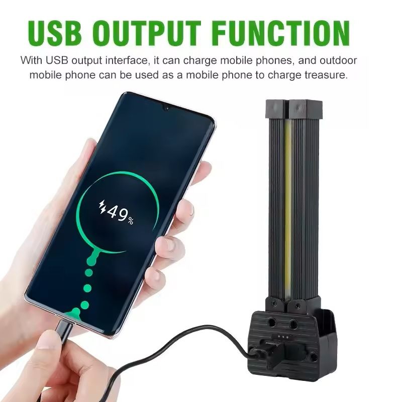 Multifunctional Folding COB Flashlight for Camping and Auto Repair
