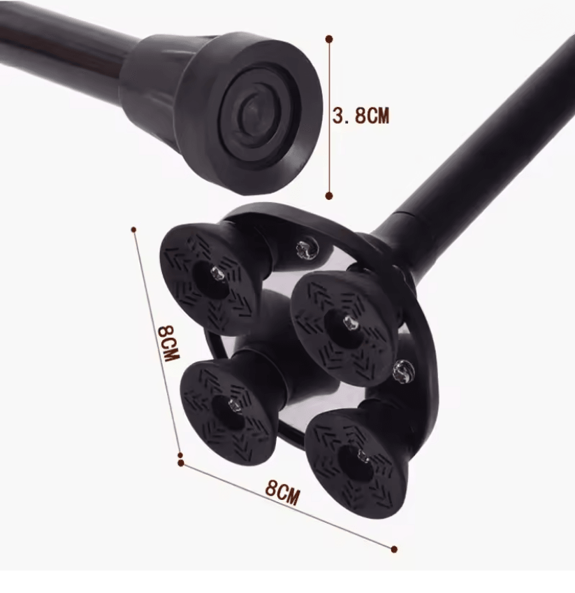 SureStep Retractable Aluminum Walking Cane with LED Light and Non Slip Base
