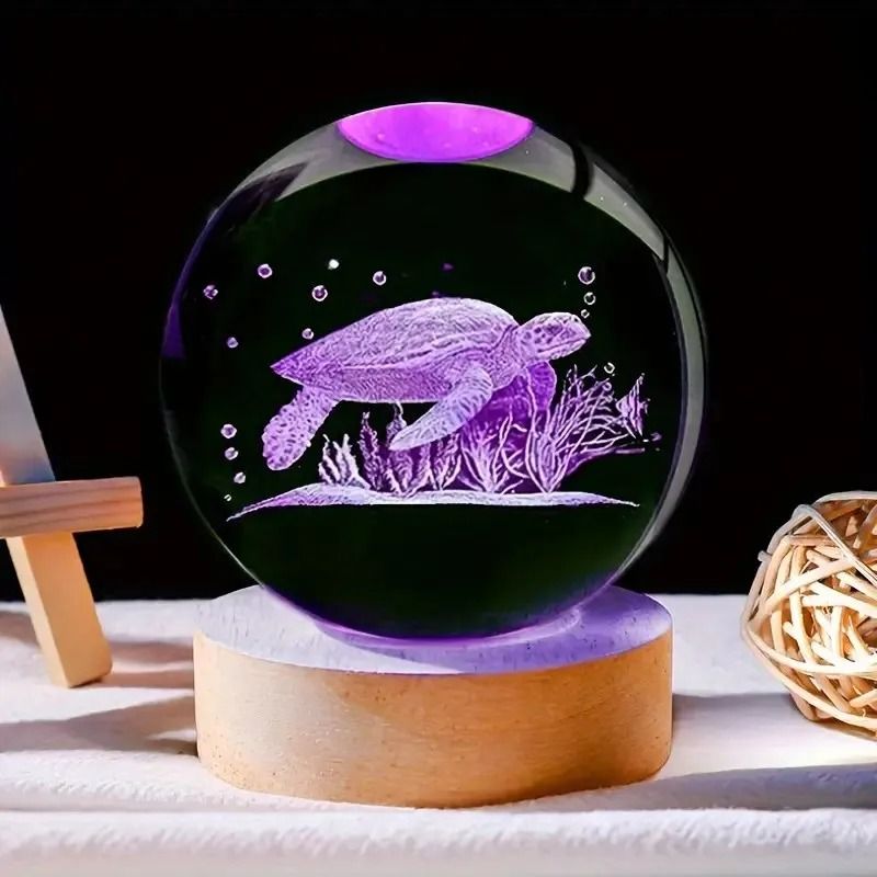 Deep Sea Turtle Crystal Ball Night Light