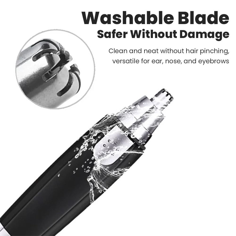 Electric Nose Hair Trimmer and Eyebrow Shaver Grooming Tool