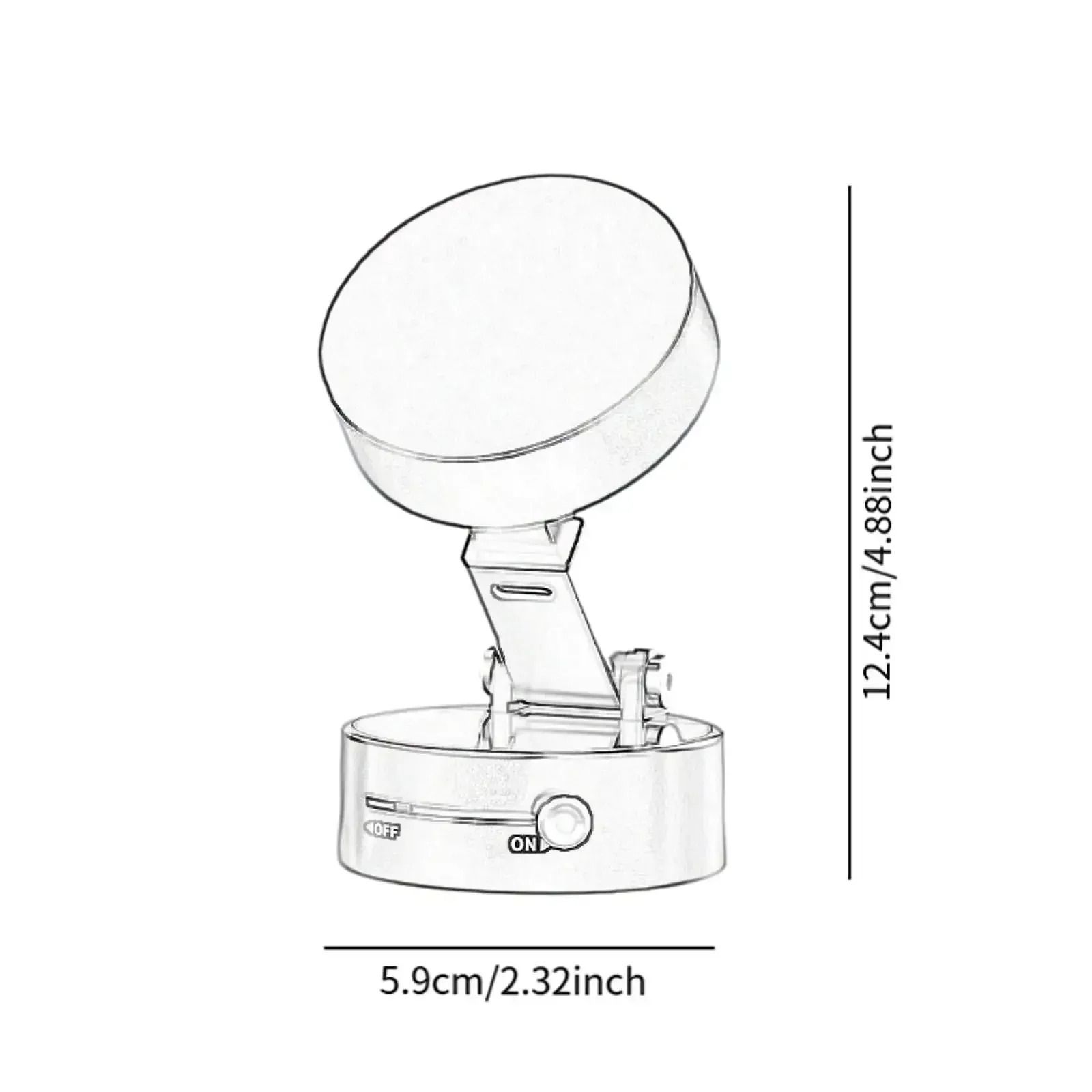 Strong Vacuum Suction Car Phone Holder – 360° Adjustable Navigation Stand