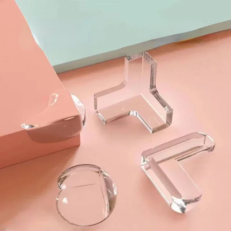 Transparent Baby Safety Silicone Kids Proofing Edge Protector Anti Collision Table Corner Cover for Child Protection