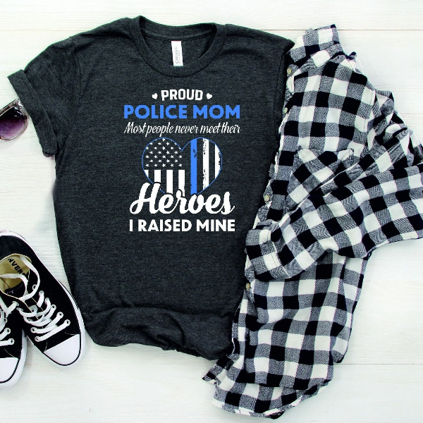 Proud Police Mom Shirt, Police Family Shirt, My Favorite Police Officer Shirt, Mom Shirt, Proud Mom Shirt