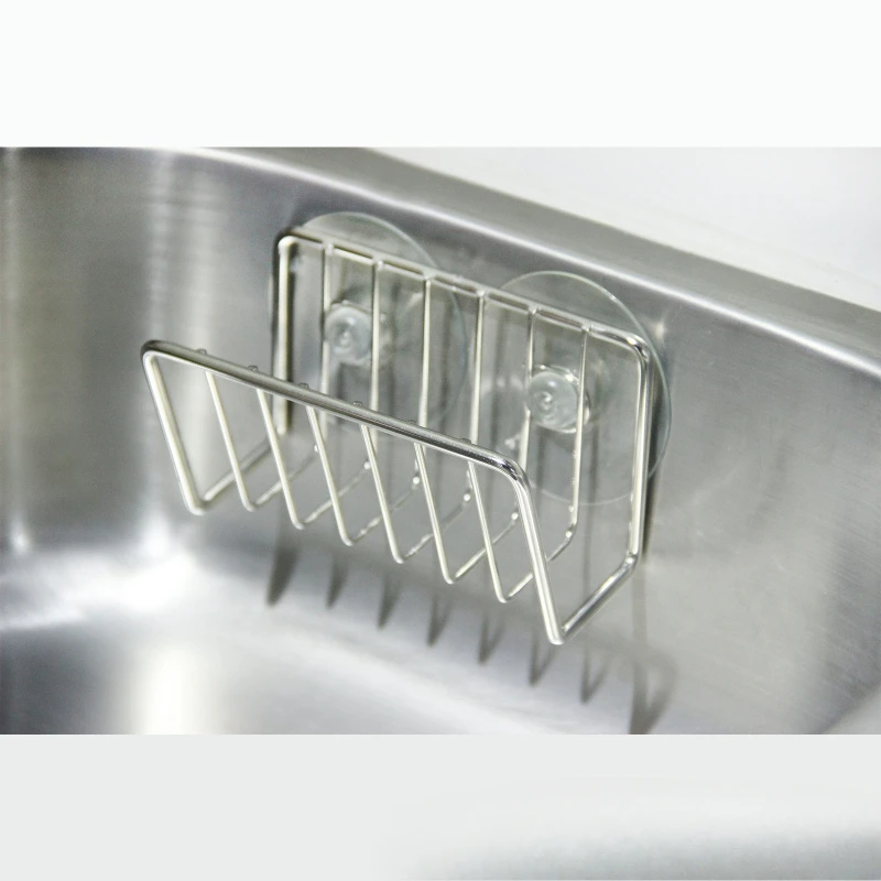 Stainless Steel Kitchen Wire Sink Sponge Rack, Drain Storage Shelf, Ball Rag Organizer, Kitchen Storage Rack