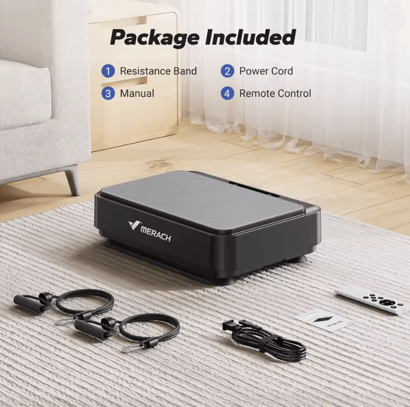 VibeSculpt Lymphatic Drainage Vibration Plate Exercise Machine