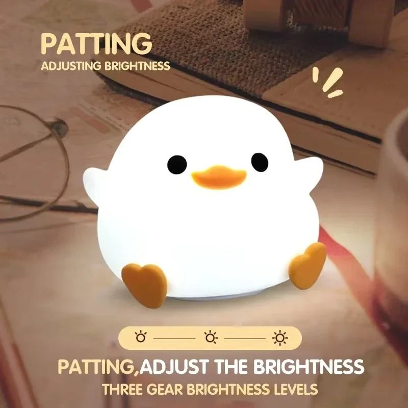 Rechargeable DoDo Duck Silicone Night Light