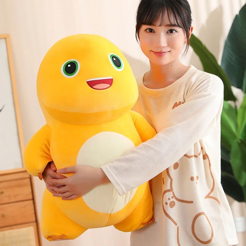 Cute Nailong Smile Dinosaur Plush Toy – Soft Anime Cartoon Stuffed Pillow for Kids