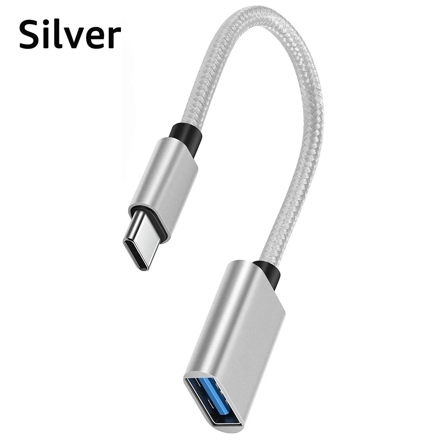 USB-C to USB-A Female OTG Data Adapter Cable