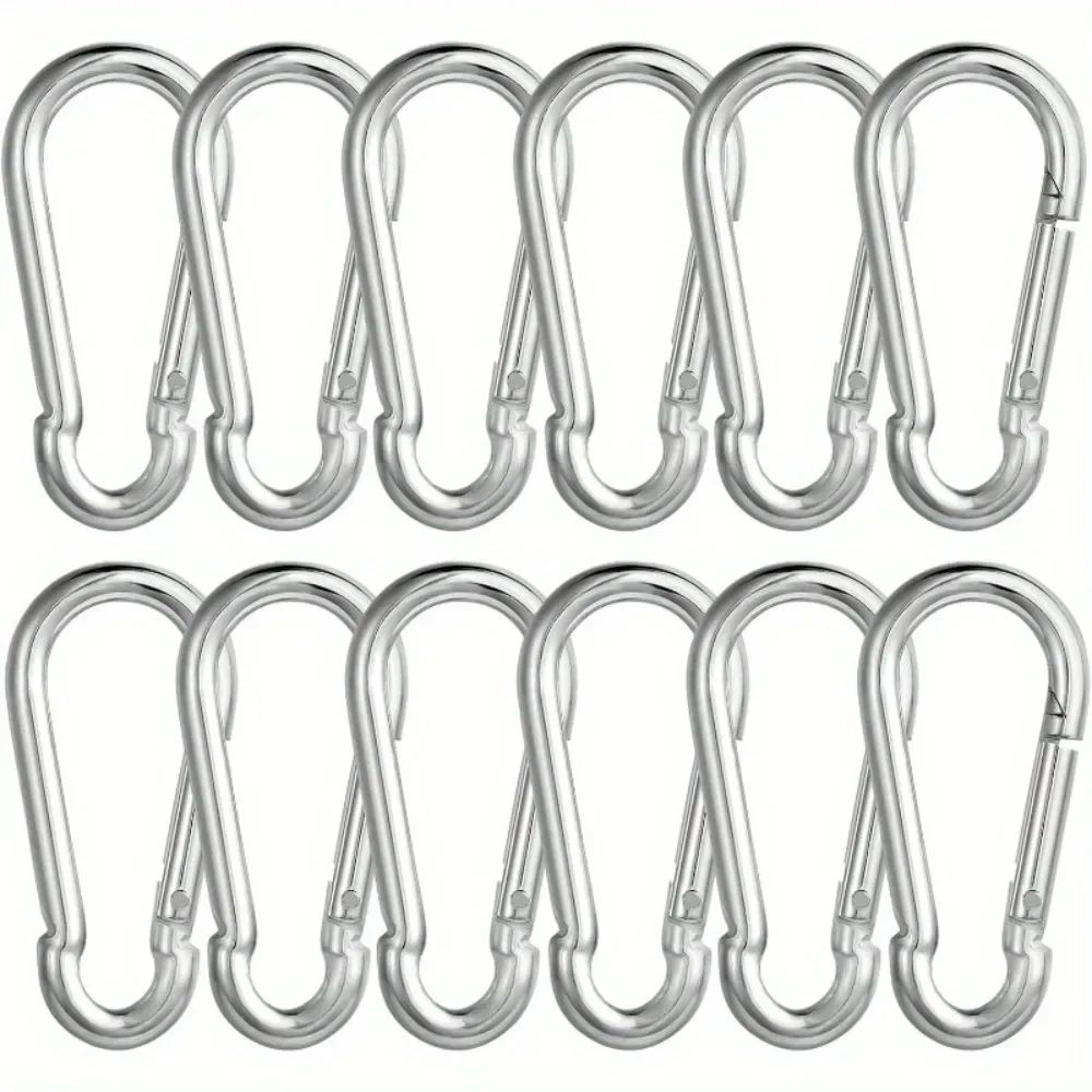 Stainless Steel Carabiner Clip Set