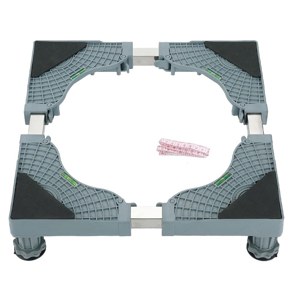 Adjustable Washing Machine Base Stand Stainless Steel Bracket for Washer and Refrigerator