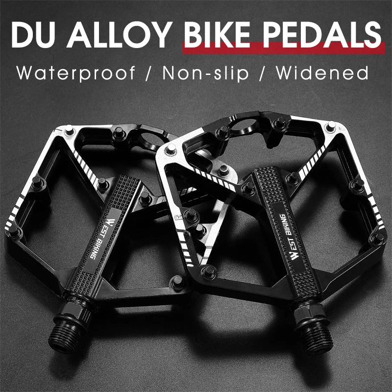 Bicycle Pedals Alloy Anti Slip MTB Road Bike Pedals with Sealed Bearing