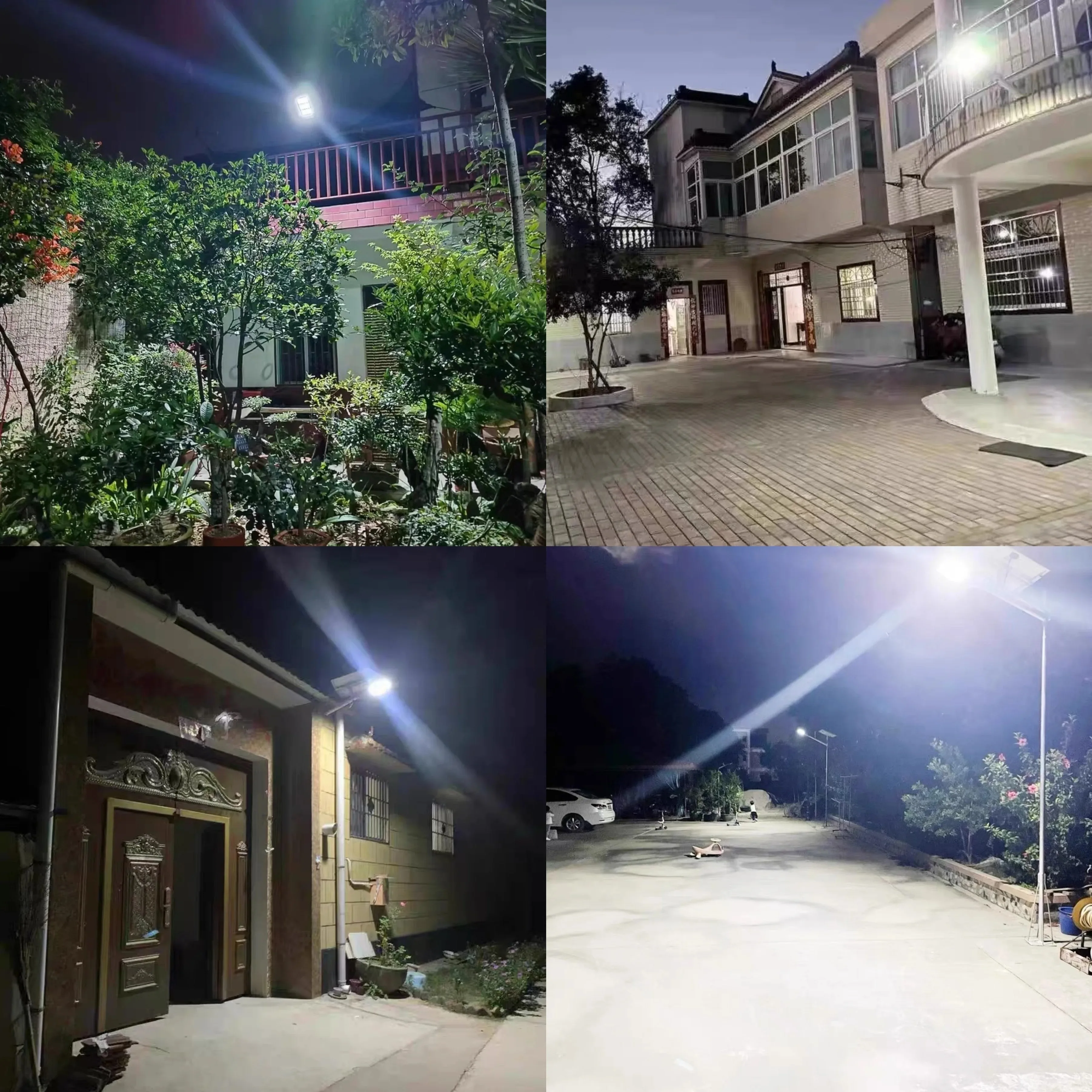 Newest Solar LED Lights, Outdoor Waterproof Motion Sensor, Mode Solar Garden Light for Yard and Street
