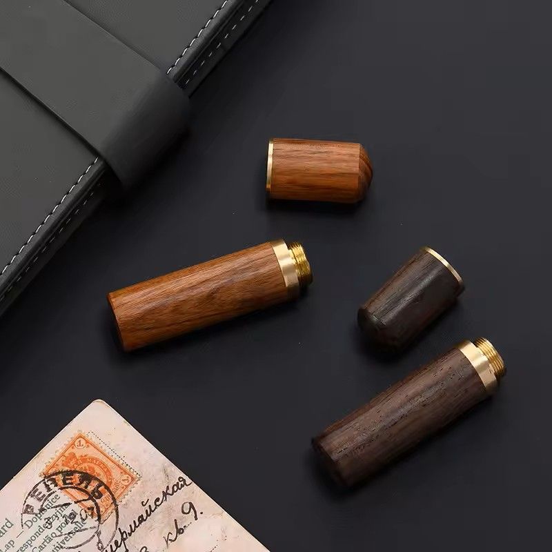 Handmade Wooden Toothpick Holder Capsule Box
