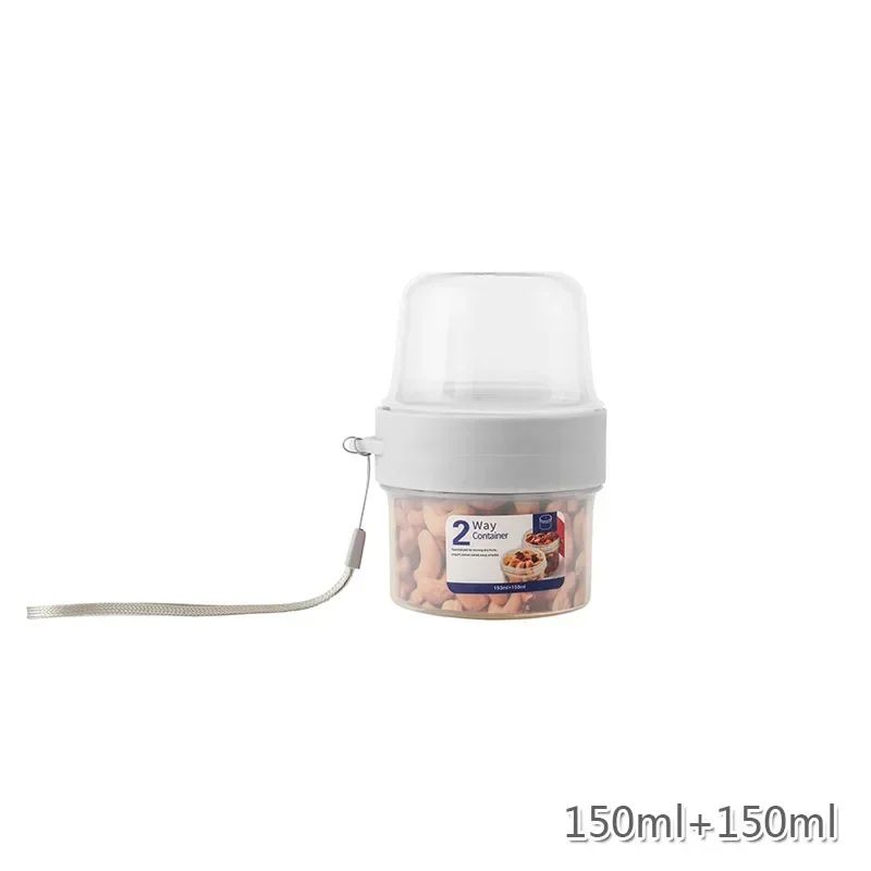All-in-One Oatmeal Container & Yogurt Cup with Toppings Bento Lunch Box