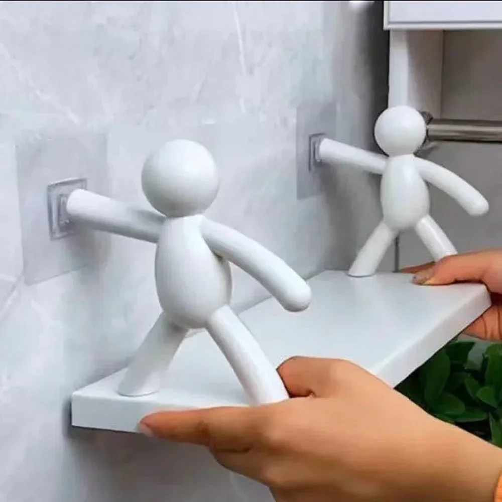Premium Self Adhesive Bathroom Shelf & Shower Storage Rack Organizer