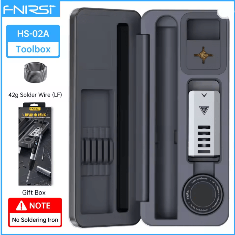 FNIRSI HS02 Smart Soldering Iron 100W with Adjustable Temperature and PD QC Fast Charging