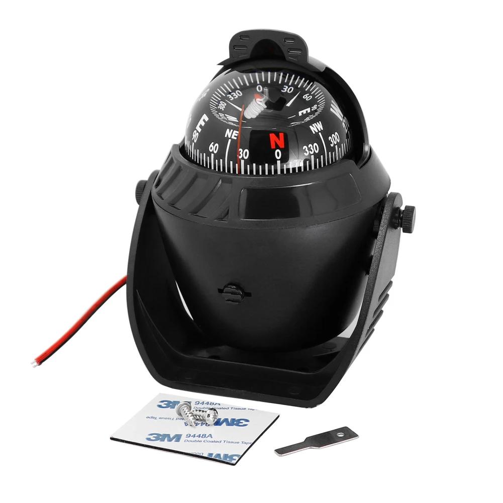 Electronic Marine Navigation Compass with Ship Car Declination Adjustment