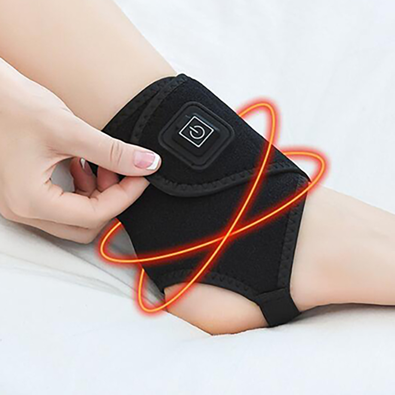 Portable Ankle Support Brace, Lightweight Heating Wrap, Adjustable Electric Ankle Strap