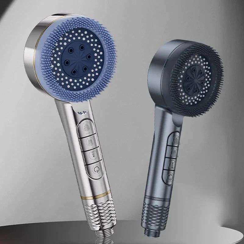 High Pressure Handheld Shower Head 4 Mode Adjustable Bathroom Set