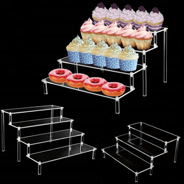 Multi Layer Acrylic Display Shelf for Figurines Jewelry and Collectibles