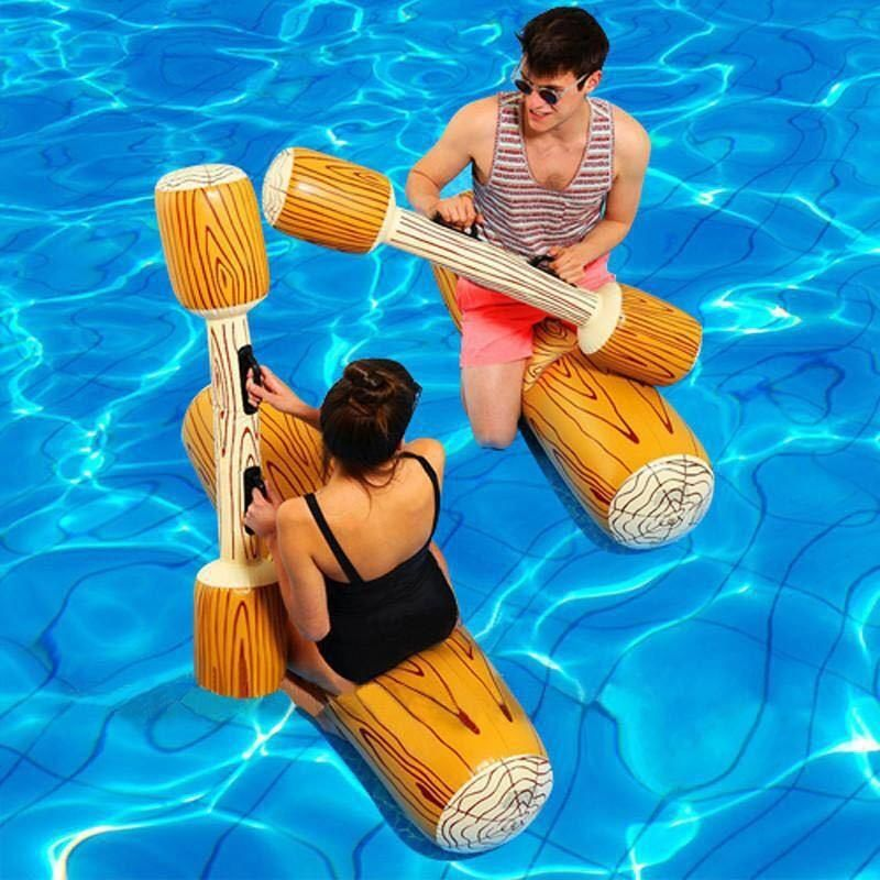Summer Pool Party Floating Toys, Inflatable Rafts for Players, Pool Floats for Kids & Adults