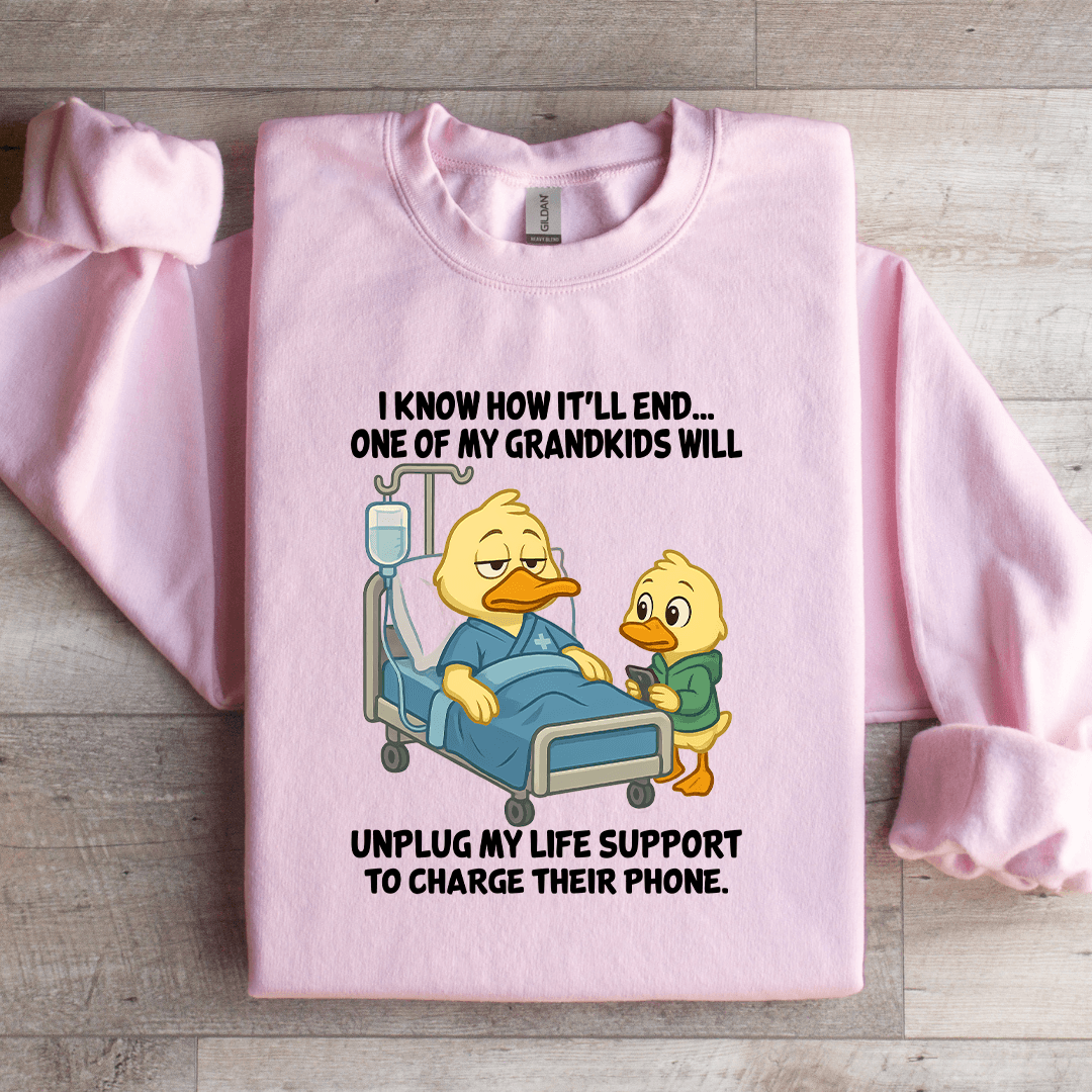 I Know How It'll End One Of My Grandkids Sweatshirt