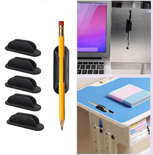 Office Pen Holder Stand with Anti Loss Design for Desk Organization