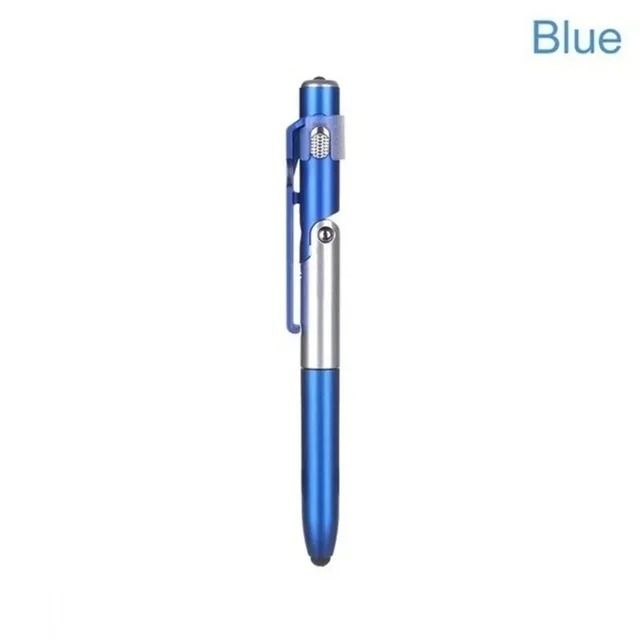 4 in 1 Multifunction Pen with LED Light and Phone Holder Ballpoint Pen Gadget
