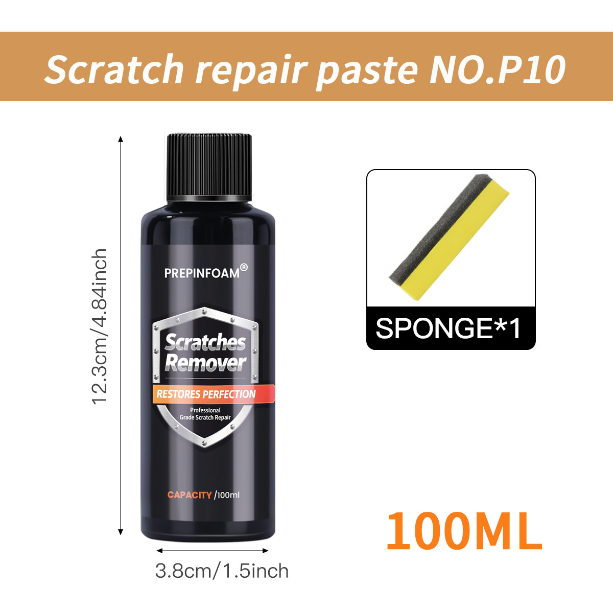 Car Scratch Remover & Swirl Repair Kit Auto Body Polishing & Anti Scratch Wax