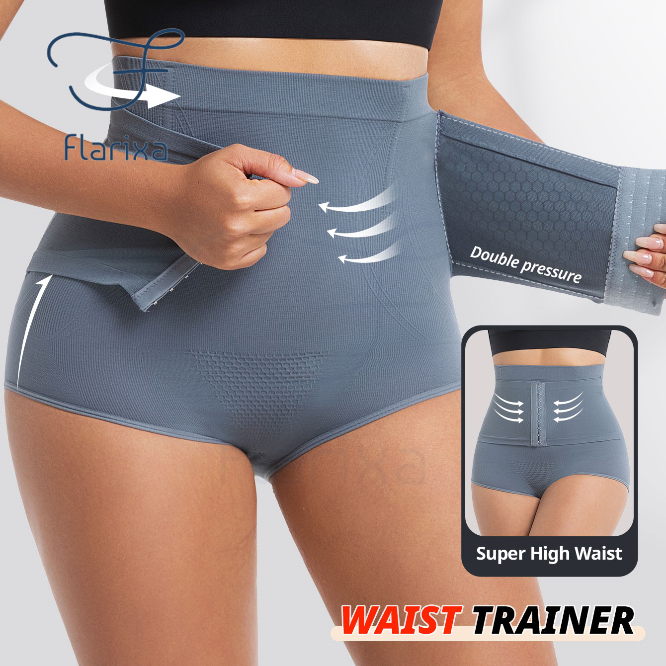 Seamless High Waist Waist Cincher for Women, Strong Compression Tummy Control Shaper, Belly Shaping