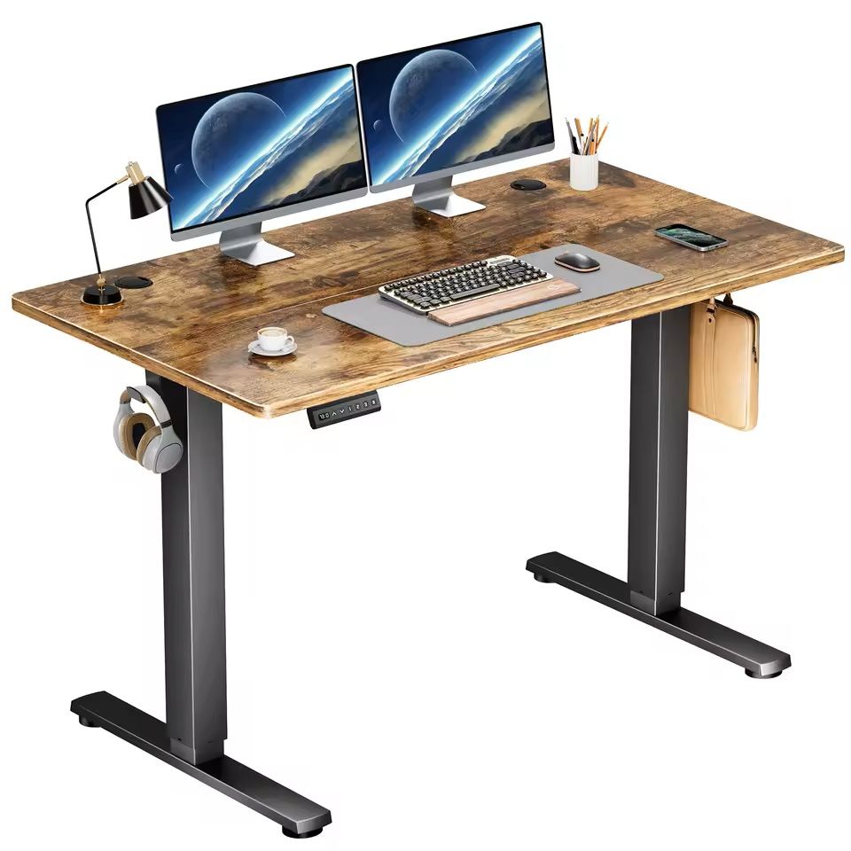 Electric Standing Desk Height Adjustable 40x24 Inch Sit Stand Workstation Ergonomic Table