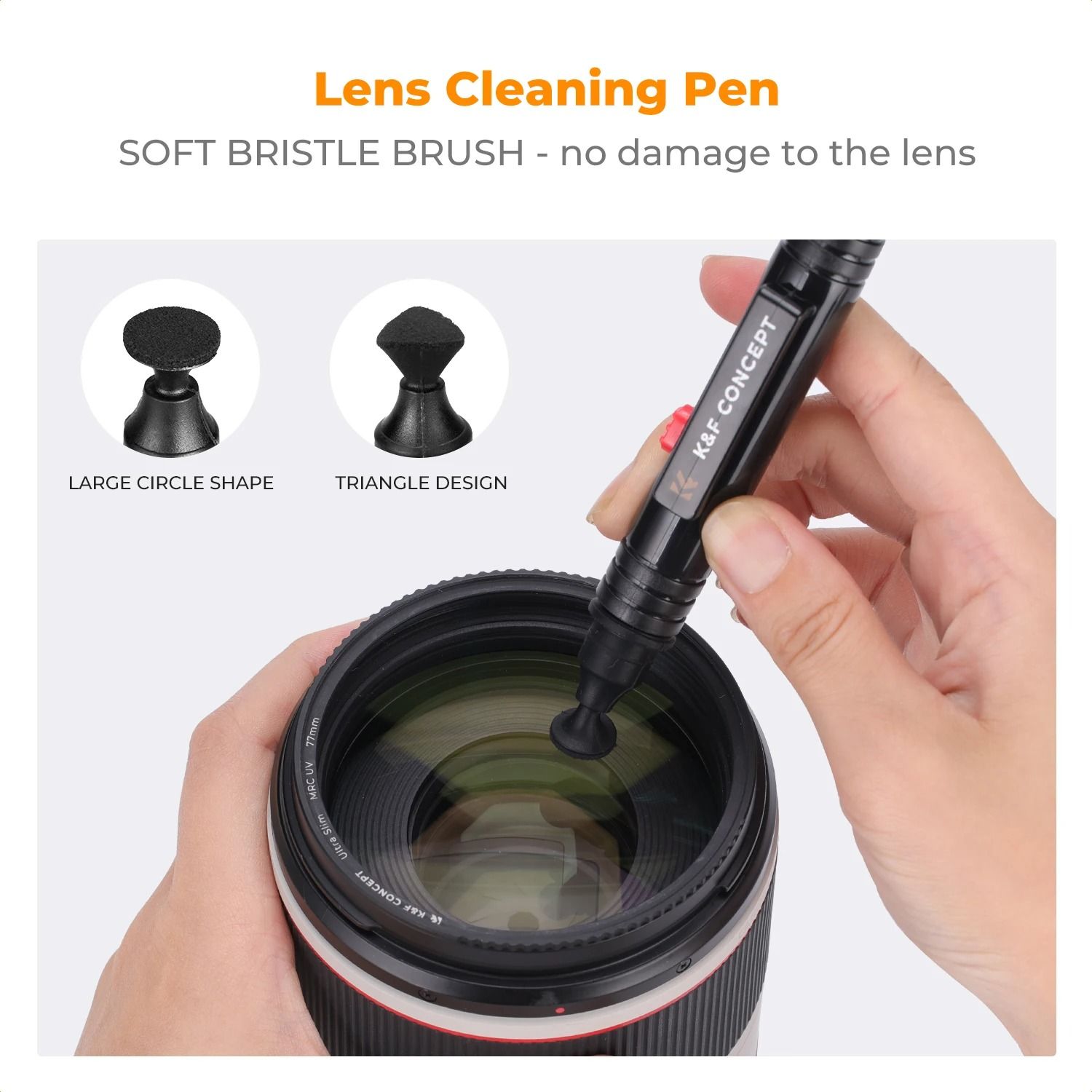 K and F Concept Camera Lens Cleaning Kit with Blower Cloth Pen and Cleaning Solution