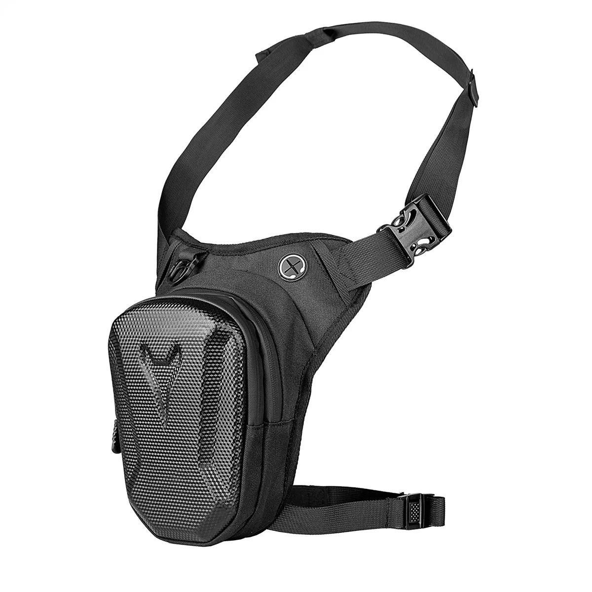 Motorcycle Leg Bag Waterproof Rider Waist and Thigh Crossbody Bag