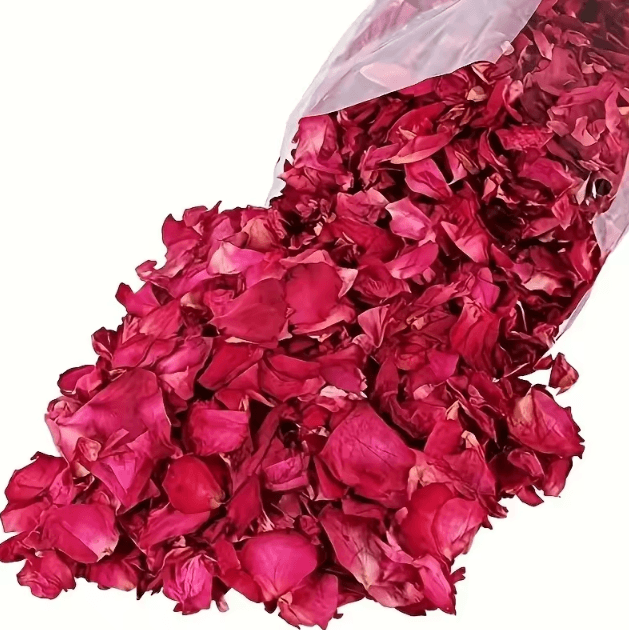 Natural Dried Rose Petals (500g) – Aromatherapy Bath, Spa & Wedding Decor Flowers